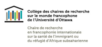 Logo de Chaire de recherche en francophonie internationale et santé de l’immigrant ou du réfugié d’Afrique francophone subsaharienne